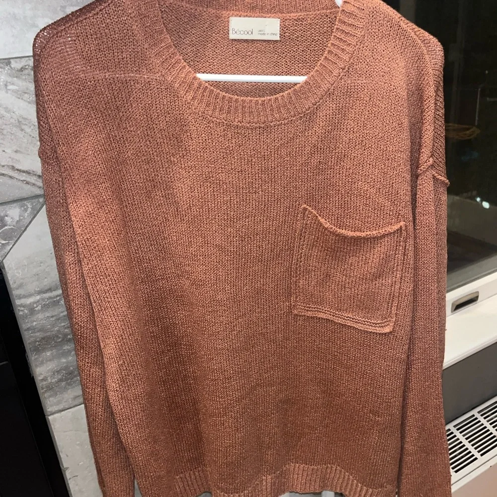 Women's Copper Crew Neck Sweater